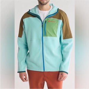 Cotopaxi Men’s Jacket New w/tags Abrazo Fleece Hooded Full Zip Jacket size Small
